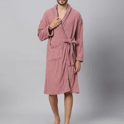 Peach Medium Bath Robe-image-77