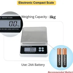 VBR's Group High Accuracy 10Kg Counter Weight Machine with Steel Platform for Home, Kitchen Weighing Scale image 3