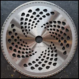 really 10inch; 80teeth; Silver; Brush Cutter Blade Fuel Grass Trimmer image 1