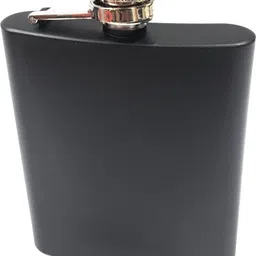 unicus Hip Flask Pocket Liquor Drinks Holder Or Wine Whiskey Alcohol Drinking Bottle ( Black 7 oZ) Stainless Steel Hip Flask image 4