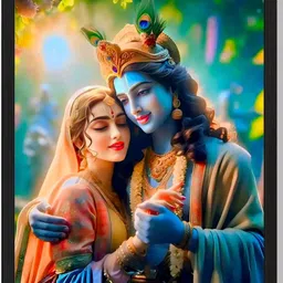 framtastic Beautiful Radha Krishna Photo Frame Religious Frame-picture-10