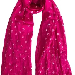 chalaila Pure Cotton Polka Print Pink Women Dupatta image 1