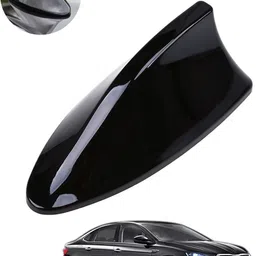 ccmm Unique New Design Shark Shape Waterproof Black Shinny Antenna For Car-243 Universal Black Waterproof Car Roof Shark Antenna-243 Satellite Vehicle Antenna-picture-23