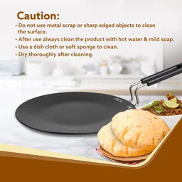 agaro Elite Hard Anodised Tawa 25 cm diameter image 5