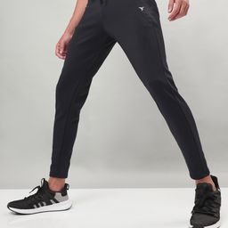 technosport Men Solid Black Track Pants-picture-43