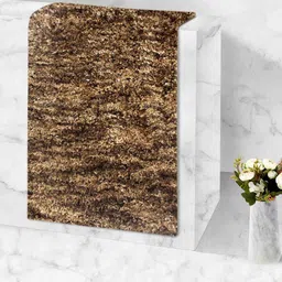 Polyster 24 x 16 Inches Mat in Brown Color by Luxe Home International image 2