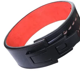 kv international Premium 13MM Weightlifting with Adjustable Heavy Duty Buckle Lever Belt Weight Lifting Belt image 3