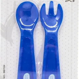 Premium BPA Free Baby Fork & Spoon set 2pcs - Silicone-image-17