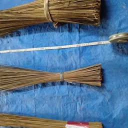 gme Natural Coconut Leaf Broom Stick for Floor Bathroom Cleaning Pack of 3 Coconut Fiber Wet and Dry Broom image 4