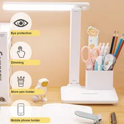 calldrishe Table lamp for Study Led Light Study Lamp for Students Rechargeable Lamp Study Lamp image 3