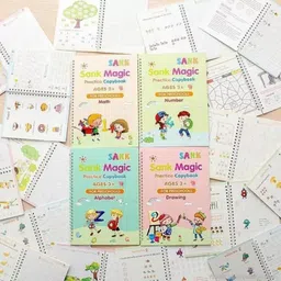 vicorp Reusable Writing Practice Book for Kids - Calligraphy & Tracing Activities image 2