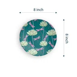 quirk india MulticolouredDarning Needle String Decorative Ceramic Wall Plate image 3