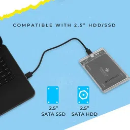 ZEBRONICS ZEB CSH01 2.5 inch EXTERNAL SSD ENCLOUSRE image 3