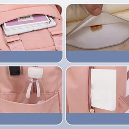 house of quirk Baby Diaper Bag Maternity Backpack With USB Charging Port -35X15X29 Cm Baby Diaper Bag image 5