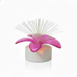 shopwithsayeed LED Fiber Optic Flower Night Lamp – Blue Glow Decorative Light for Home & Office Night Lamp-picture-40