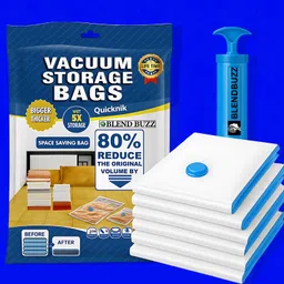 Moisture Proof XL Jumbo Vacuum 125 Storage Bags Space Saving Travel Storage Vacuum Bags-image-43