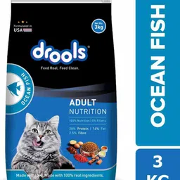 drools Ocean Fish Adult Nutrition Fish 3 kg Dry Adult Cat Food image 1