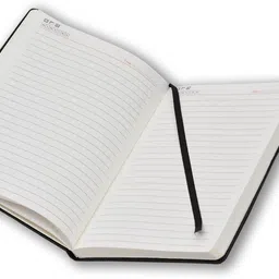 flipkart smartbuy Black Diary Planner Note Book Year Journal Unique Gift For Man And Woman A4 Notebook Ruled 180 Pages image 4