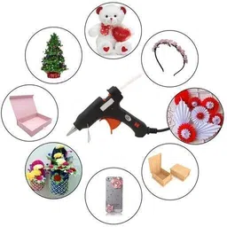 qwerings 20Watt Mini Hot Glue Gun With 15 Hot Melt Glue Stick Standard Temperature Corded Glue Gun image 4