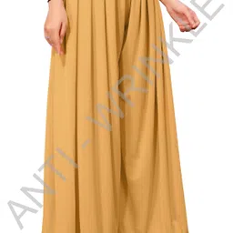 anti wrinkle designer Lycra Solid Patiala image 3