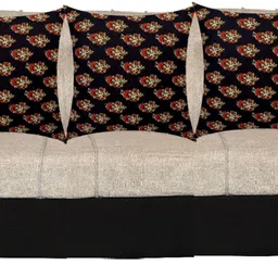 changers Combo Set of 5 Cushion And 2 Microfibre Floral Bolster Pack of 7 image 3