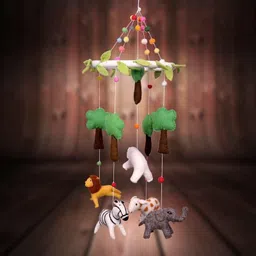 the hobby bounty Animals with tree hanging woollen Rattle for newborn baby Rattle image 5