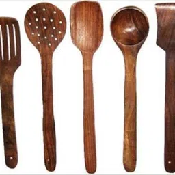 sunwood enterprises Wooden Soup Spoon Set-picture-12