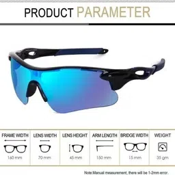 Riding, Cycling, Running Glasses UV Protection Sports Sunglasses-image-6