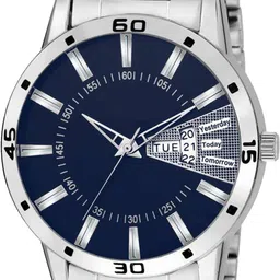 jp enterprise Timeless Collection Analog Watch - For Men Blue Date Display Calendar JP-LR102-picture-32