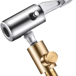 amicitools Air Pump Nozzle Clip Valve 0 psi Tyre Air Pump for Car & Bike-picture-12