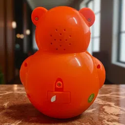 chaknak Light and Music Tiger Roly Poly Tumbler Doll, Rattle image 2