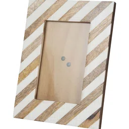 house of sajja Mango Wood Astron In Brown Photo Frame image 4