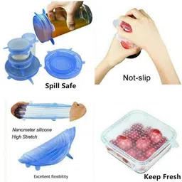 ablue clipper Lids cover 8.1 inch Lid Set, Pack of 6 image 2