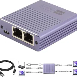 Zorbes Ethernet Splitter 1 to 3 Adapter Wired Ethernet Lan Adapter compatible with Windows-picture-15