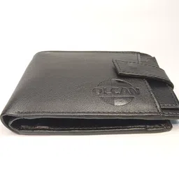 olcan Men Trendy Black Genuine Leather RFIDWallet-picture-48