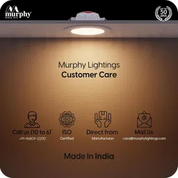 murphy 12W LED Down Light, Cool White Light, Round, Pack of 6, Recessed Ceiling Ceiling Light Ceiling Lamp image 5