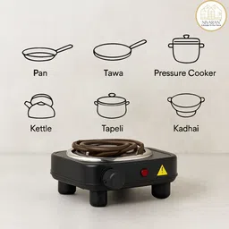nivaran 500 W Radiant Cooktop Push Button image 3