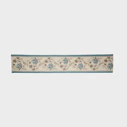 Fabindia Idika Blue & Cream-Colored Printed Pure Cotton Table Runner image 2