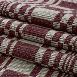 KLOTTHE Burgundy Printed Pure Cotton Table Runner image 4