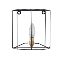 new era Electa Iron Candle Wall Light (Black) image 4