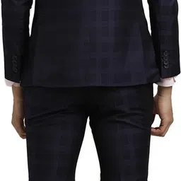 turtle Men Two Piece Checkered Suit image 2