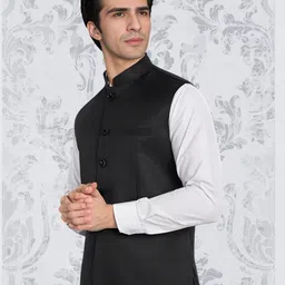 rocksy Solid Men Waistcoat image 4