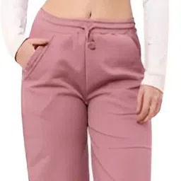 komal Women Loose Fit Beige Polyester Trousers image 5