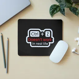 Zipcartz Problem Solver Quote Mouse Pad | Ergonomic Mat for Long Working Hours, Non Slip Base Mousepad-picture-32