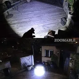 sharnga LED Torch Light, 2KM Range, 2300mAh Rechargeable Battery Cam image 2