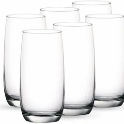ocean Ivory Hi Ball, 370ml, Set of 6 Glass Water/Juice Glass image 2