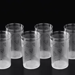 (Pack of 6) PRISM GLASS SET FOR HOME AND OFFICE Glass Set Water/Juice Glass-image-32