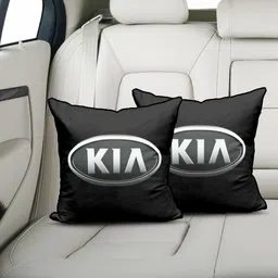kioni Black Polyester Car Pillow Cushion for Kia image 2