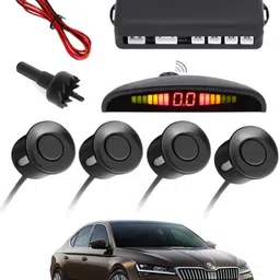 monolive Black Reverse Car Parking Sensor for Universal for All Cars-254 Set of 4 pcs Car Parking Sensors with LED Parking Assistant Kit-254 Parking Sensor-picture-39