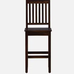 woodsworth from pepperfry Eva Sheesham Wood Bar Stool In Provincial Teak Finish image 5